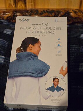 Pure Enrichment PureRelief Neck & Shoulder Heating Pad New
